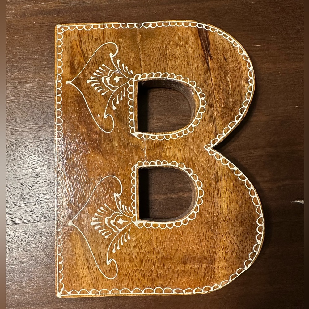Decorative wooden B